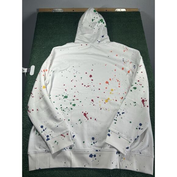 NEW Polo Ralph Lauren Big & Tall Men’s 2XB Paint Splatter Hoodie Sweatshirt $168 - Picture 9 of 11